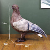 Maxbell Imitation Foam Pigeon Bird Garden Ornament Bird Toy for Party Favors Stylish
