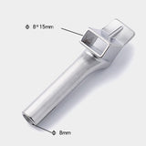 Maxbell Heat Blower Attachments Rustproof for DIY Embossing Soldering Shrinking Heat 8mmx15mm