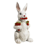 Maxbell Garden Rabbit Statue Creative Resin Craft Ornament for Yard Balcony Outdoor