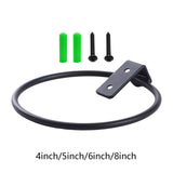 Maxbell Wall Mounted Wall Bracket Outdoor Hanigng Planter Rings for Garden Yard Wall 4inch