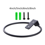 Maxbell Wall Mounted Wall Bracket Outdoor Hanigng Planter Rings for Garden Yard Wall 4inch