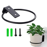 Maxbell Wall Mounted Wall Bracket Outdoor Hanigng Planter Rings for Garden Yard Wall 5inch