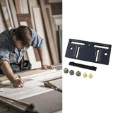 Maxbell Jig Adjustable Woodworking Tool Cabinet Hardware Jig Measuring Punch Locators
