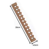 Maxbell Planting Ruler with Holes for Vegetables Precise Planting and Spacing Garden