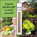 Maxbell Planting Ruler with Holes for Vegetables Precise Planting and Spacing Garden