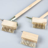 Maxbell Weeding Remover Brush Wire Brush Broom Deck Cleaner Brush for Garden