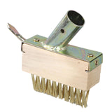 Maxbell Weeding Remover Brush Wire Brush Broom Deck Cleaner Brush for Garden