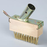 Maxbell Weeding Remover Brush Wire Brush Broom Deck Cleaner Brush for Garden