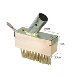 Maxbell Weeding Remover Brush Wire Brush Broom Deck Cleaner Brush for Garden