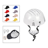 Maxbell Bump Cap Insert Baseball Cap Outdoor Sports Universal Breathable Hats Safety PE with Strap