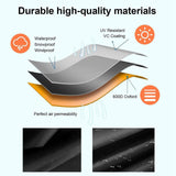Maxbell Patio Heater Cover Accessories Outside Portable Easy Installation Waterproof Black