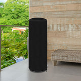 Maxbell Patio Heater Cover Accessories Outside Portable Easy Installation Waterproof Black