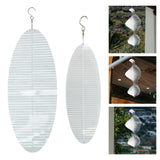 Maxbell 3D SPIRAL Sublimation Wind Spinner Blank for Garden Lawn