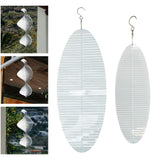 Maxbell 3D SPIRAL Sublimation Wind Spinner Blank for Garden Lawn