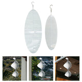 Maxbell 3D SPIRAL Sublimation Wind Spinner Blank for Garden Lawn