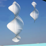 Maxbell 3D SPIRAL Sublimation Wind Spinner Blank for Garden Lawn