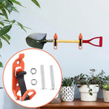 Maxbell Shovel Mount for Roof Rack Portable Car Accessories Metal Rubber Clamp