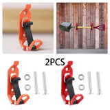 Maxbell 2x Shovel Mount for Roof Rack Premium Shovel Mount for Roof Rack Boats Truck Orange