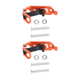 Maxbell 2x Shovel Mount for Roof Rack Premium Shovel Mount for Roof Rack Boats Truck Orange