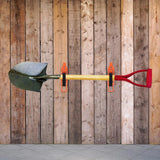 Maxbell 2x Shovel Mount for Roof Rack Premium Shovel Mount for Roof Rack Boats Truck Orange