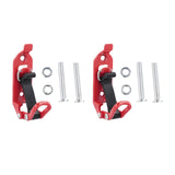 Maxbell 2x Shovel Mount for Roof Rack Premium Shovel Mount for Roof Rack Boats Truck Red