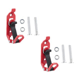 Maxbell 2x Shovel Mount for Roof Rack Premium Shovel Mount for Roof Rack Boats Truck Red
