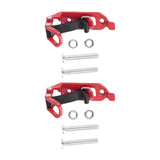 Maxbell 2x Shovel Mount for Roof Rack Premium Shovel Mount for Roof Rack Boats Truck Red