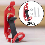 Maxbell 2x Shovel Mount for Roof Rack Premium Shovel Mount for Roof Rack Boats Truck Red