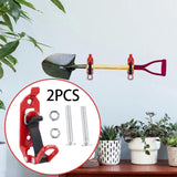 Maxbell 2x Shovel Mount for Roof Rack Premium Shovel Mount for Roof Rack Boats Truck Red