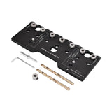 Maxbell Cabinet Adjustable Shelf Jig Drill Guide Kit Metal for Professionals Durable