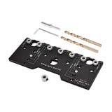 Maxbell Cabinet Adjustable Shelf Jig Drill Guide Kit Metal for Professionals Durable