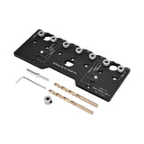 Maxbell Cabinet Adjustable Shelf Jig Drill Guide Kit Metal for Professionals Durable