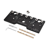 Maxbell Cabinet Adjustable Shelf Jig Drill Guide Kit Metal for Professionals Durable