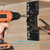 Maxbell Cabinet Adjustable Shelf Jig Drill Guide Kit Metal for Professionals Durable