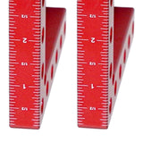 Maxbell 2 Pieces 90 Degree Positioning Square Clamp Kit for Shelving Cabinets