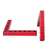 Maxbell 2 Pieces 90 Degree Positioning Square Clamp Kit for Shelving Cabinets