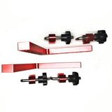 Maxbell 2 Pieces 90 Degree Positioning Square Clamp Kit for Shelving Cabinets