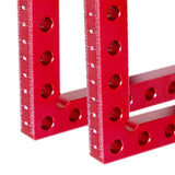 Maxbell 2 Pieces 90 Degree Positioning Square Clamp Kit for Shelving Cabinets