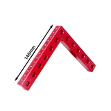 Maxbell 2 Pieces 90 Degree Positioning Square Clamp Kit for Shelving Cabinets