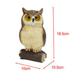 Maxbell Owl Figurine Indoor Hallway Office Standing Bedroom Desk Resin Sculpture