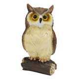 Maxbell Owl Figurine Indoor Hallway Office Standing Bedroom Desk Resin Sculpture