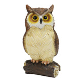 Maxbell Owl Figurine Indoor Hallway Office Standing Bedroom Desk Resin Sculpture