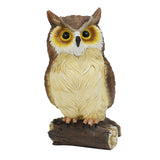 Maxbell Owl Figurine Indoor Hallway Office Standing Bedroom Desk Resin Sculpture