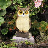 Maxbell Owl Figurine Indoor Hallway Office Standing Bedroom Desk Resin Sculpture