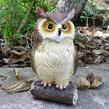 Maxbell Owl Figurine Indoor Hallway Office Standing Bedroom Desk Resin Sculpture