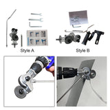 Maxbell Electric Drill Plate Cutter Cutting Drill Attachment for Steel Iron Aluminum Style A