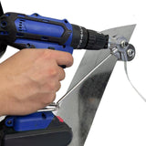 Maxbell Electric Drill Plate Cutter Cutting Drill Attachment for Steel Iron Aluminum Style A