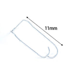 Maxbell 50x Plant Trellis Wire Clip Plant Connecting Buckles for Greenhouse Cucumber 11mmx11mm