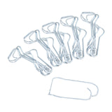 Maxbell 50x Plant Trellis Wire Clip Plant Connecting Buckles for Greenhouse Cucumber 20mmx20mm