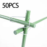 Maxbell 50x Plant Trellis Wire Clip Plant Connecting Buckles for Greenhouse Cucumber 20mmx20mm